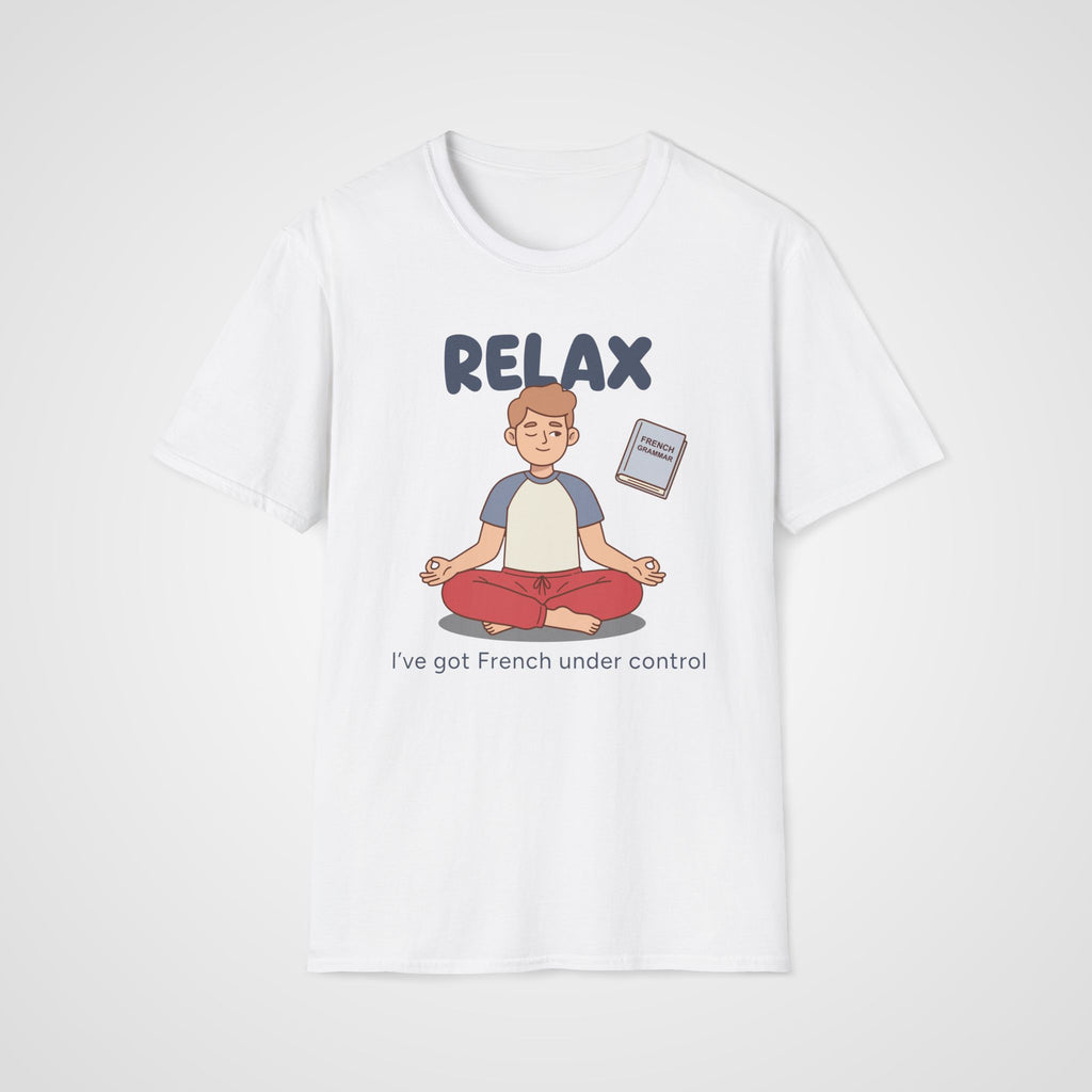 French Grammar Relax T-Shirt in White