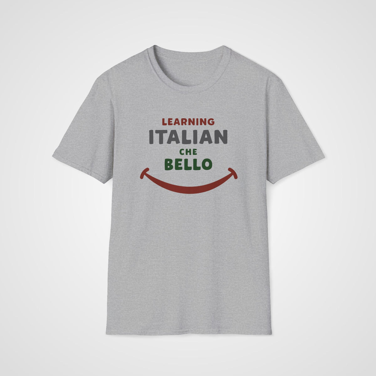 Che Bello Italian T-Shirt in Sport Gray