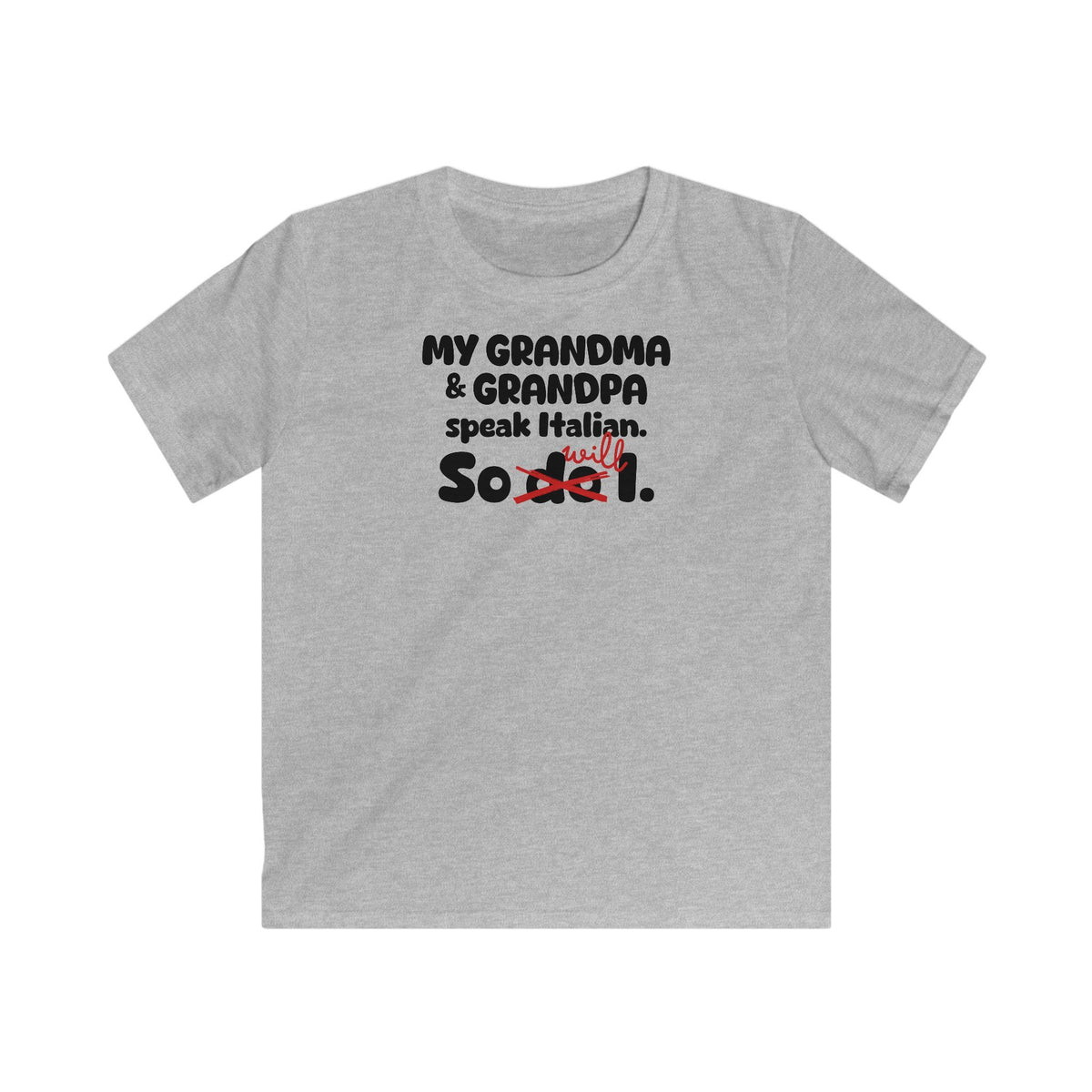 Grandparents Legacy T-Shirt in Sport Gray