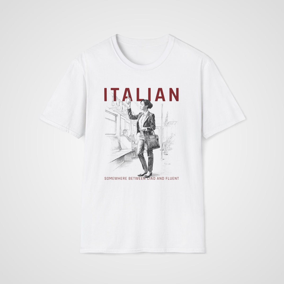 Between Ciao and Fluent T-Shirt in White
