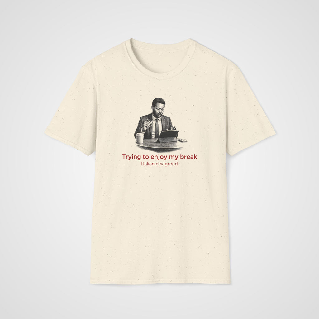 Italian Disagreed T-Shirt in Natural
