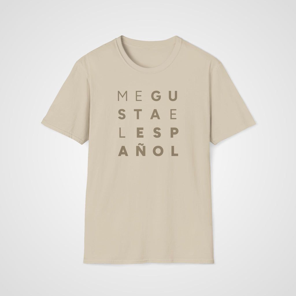 Me Gusta el Español T-Shirt in Sand