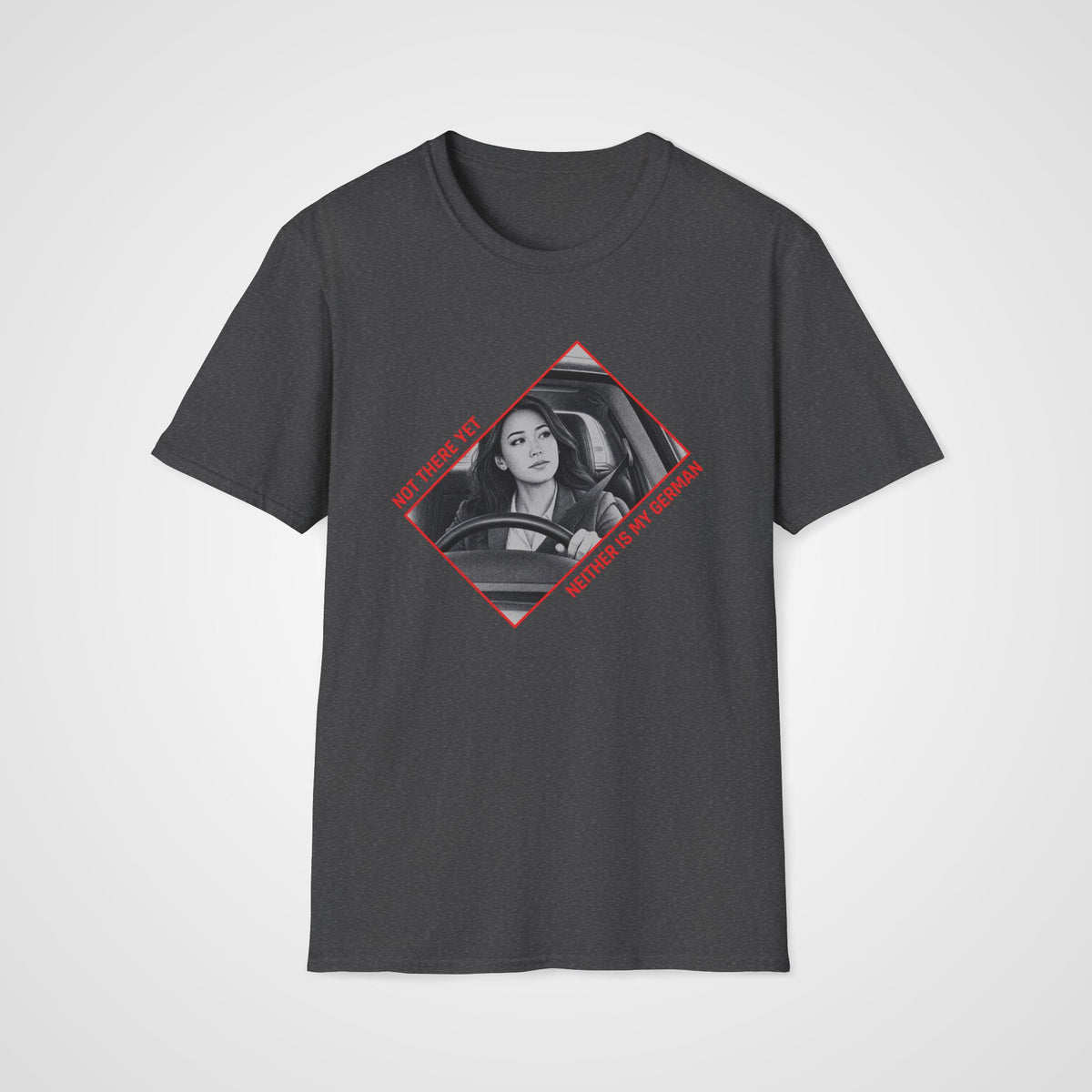 Not There Yet T-Shirt in Dark Heather