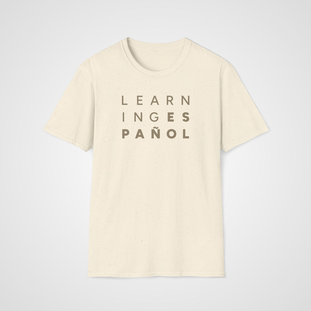 Learning Español T-Shirt in Natural