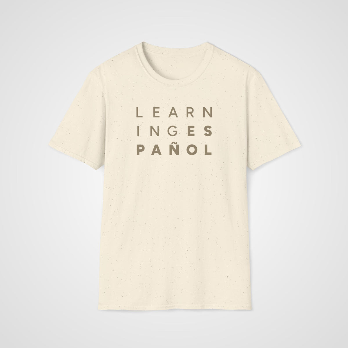 Learning Español T-Shirt in Natural