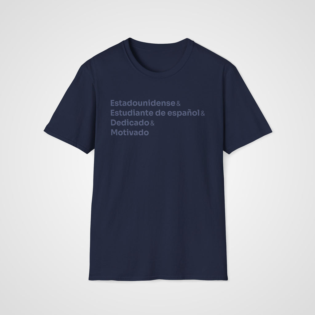 Estudiante Dedicado T-Shirt in Navy