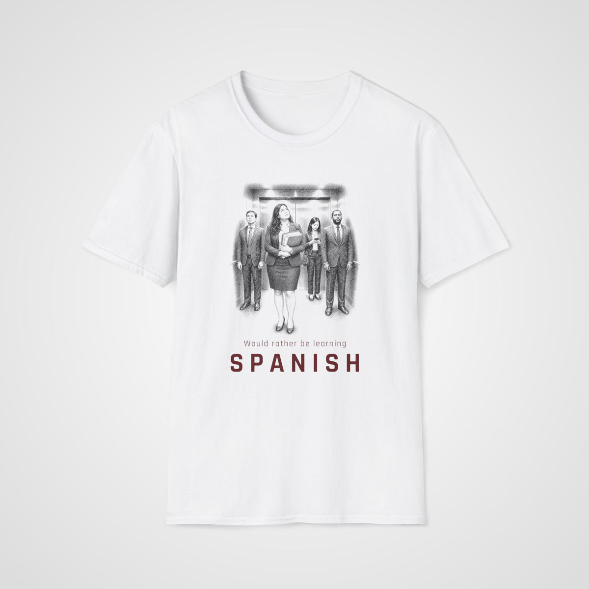 Spanish Instead T-Shirt in White