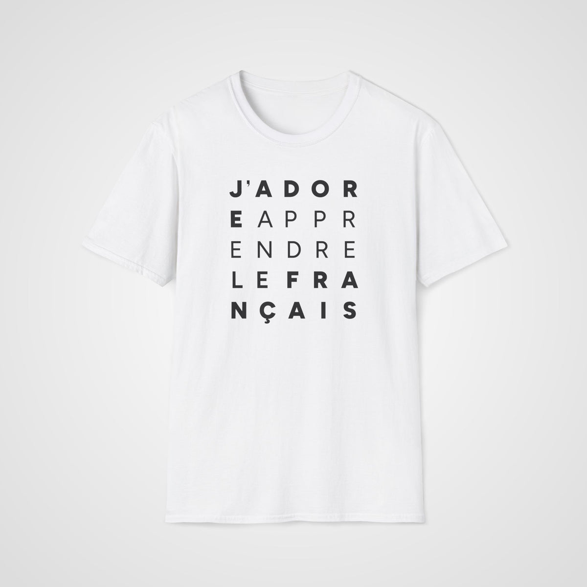 J'adore Apprendre T-Shirt in White