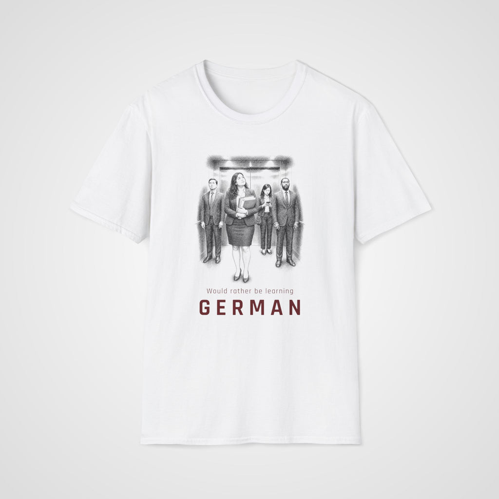 Learning German Instead T-Shirt in White