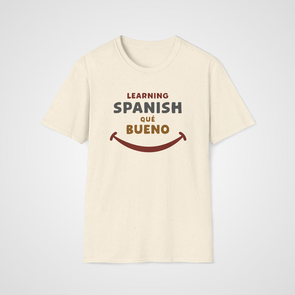 Qué Bueno Spanish T-Shirt in Natural