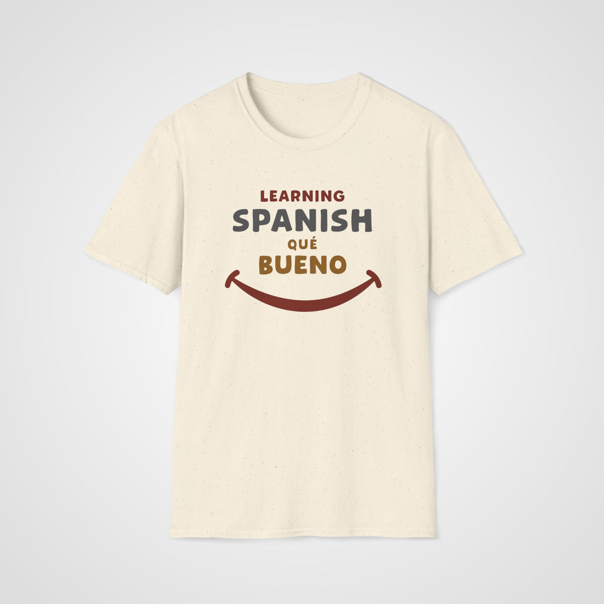 Qué Bueno Spanish T-Shirt in Natural