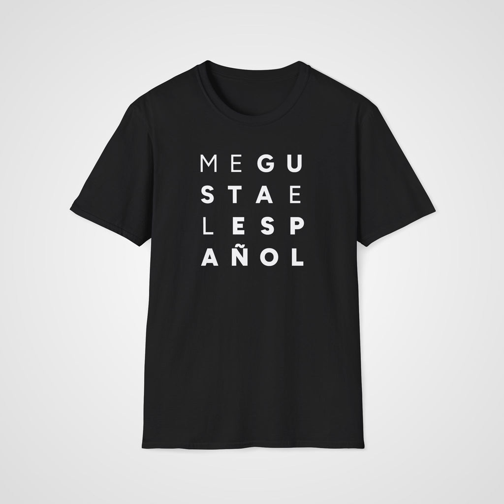 Me Gusta el Español T-Shirt in Black