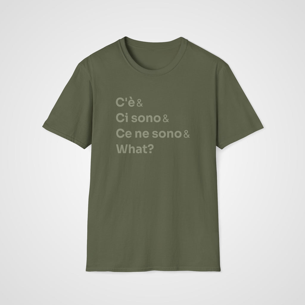 C'è Ci Sono Italian T-Shirt in Military Green