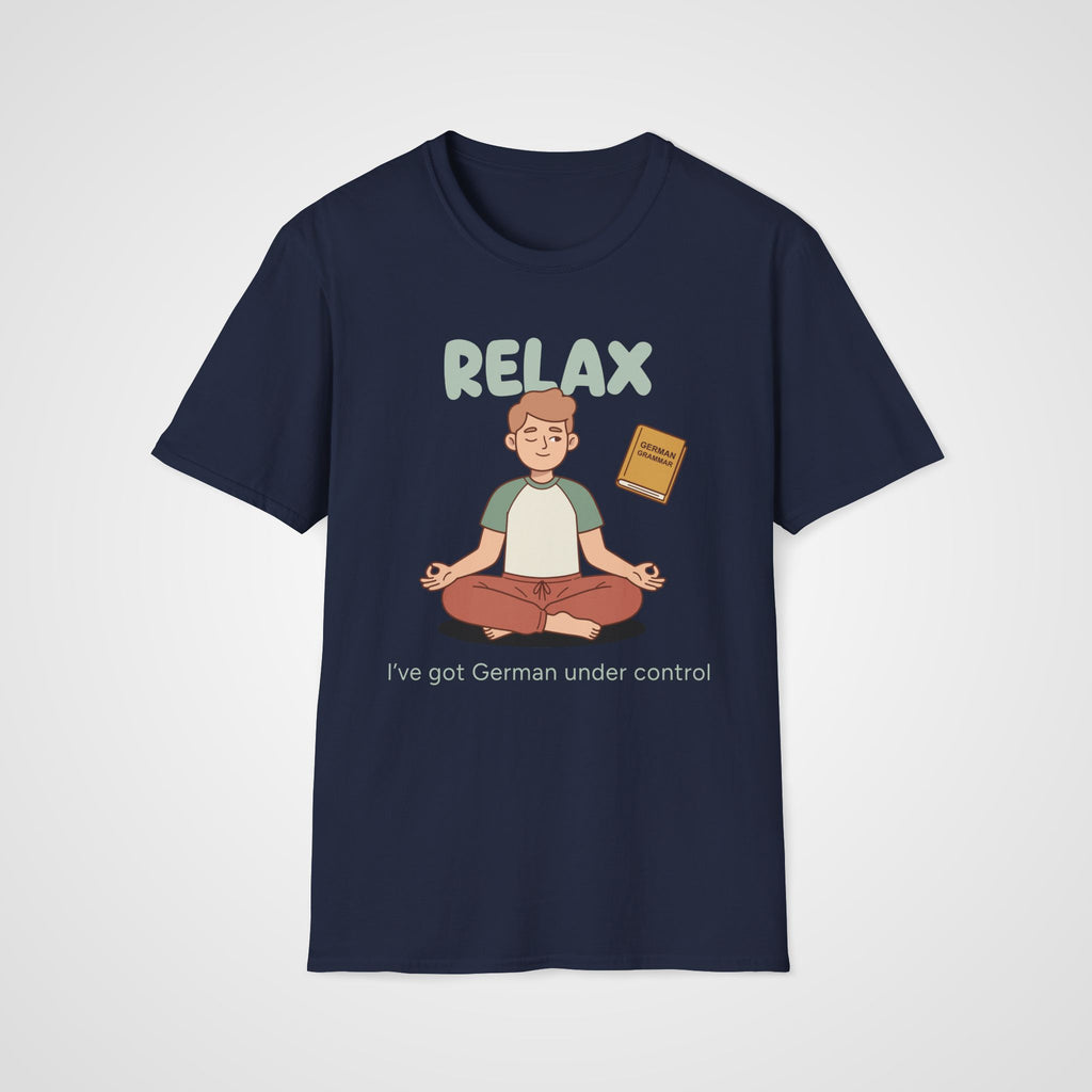 German Grammar Relax T-Shirt in Navy