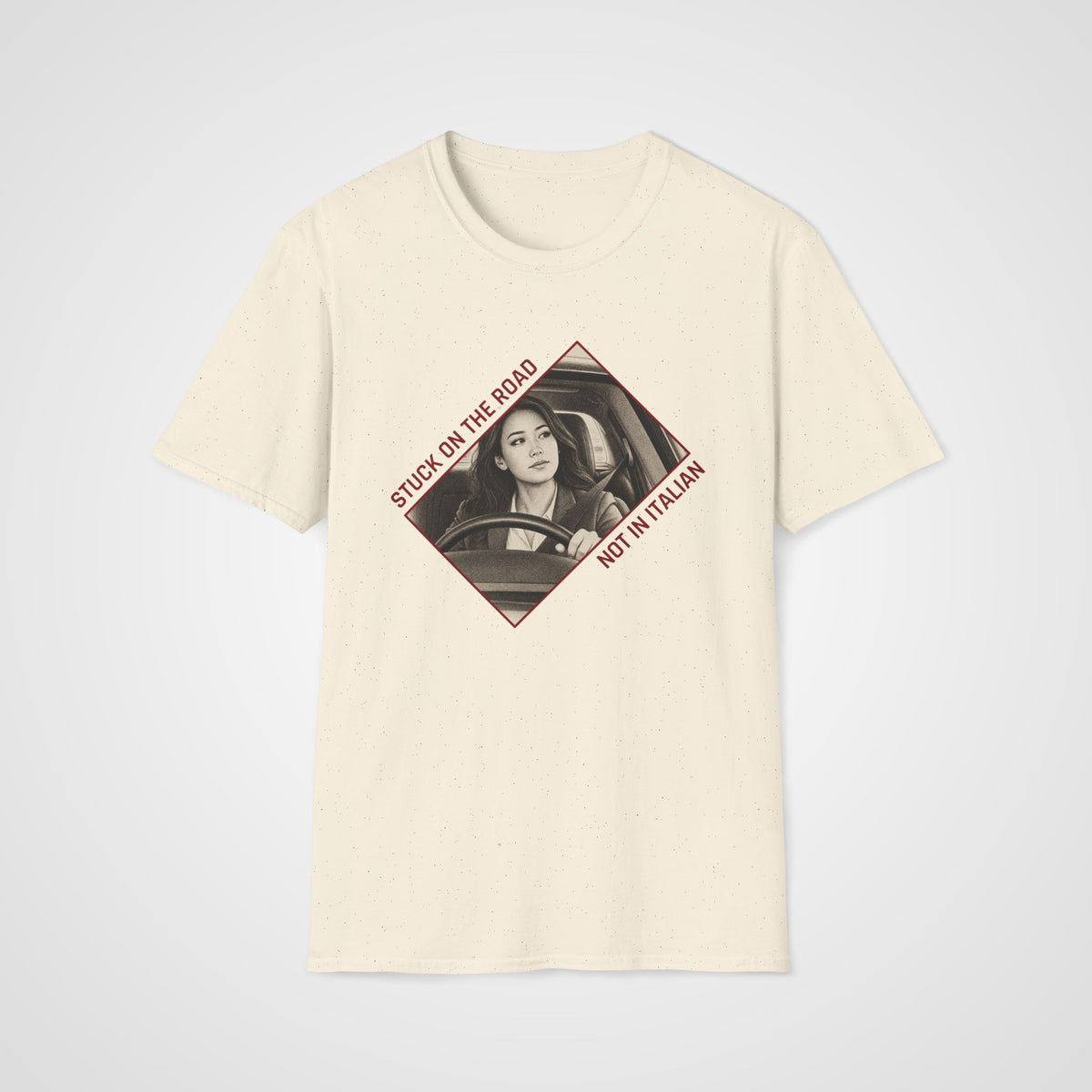 Not Stuck in Italian T-Shirt in Natural