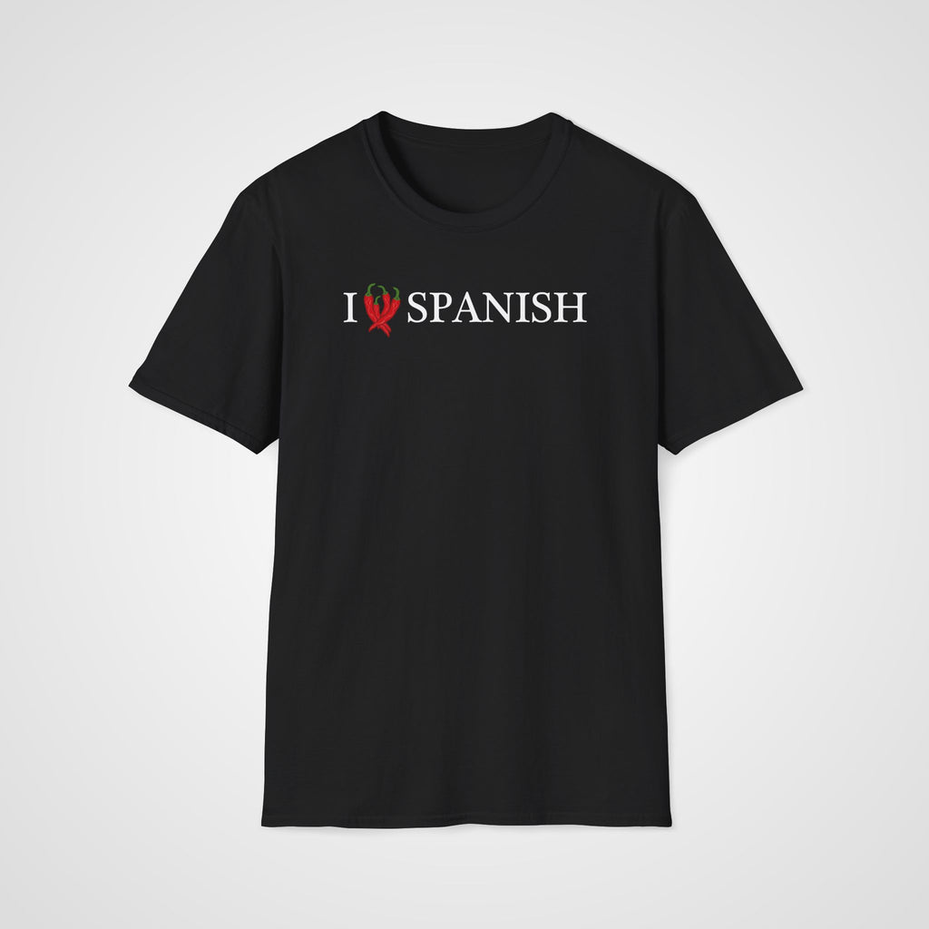 I Love Spanish T-Shirt in Black