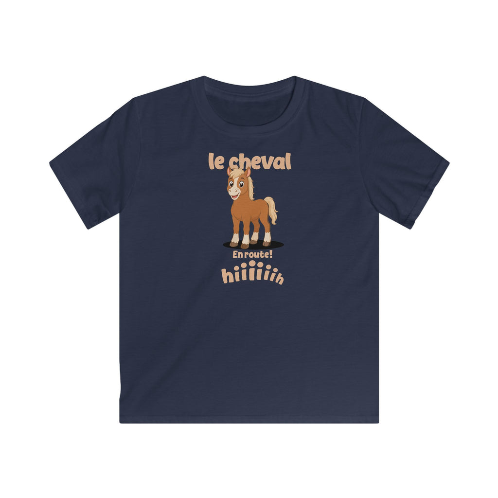 Le Cheval Kids T-Shirt in Navy