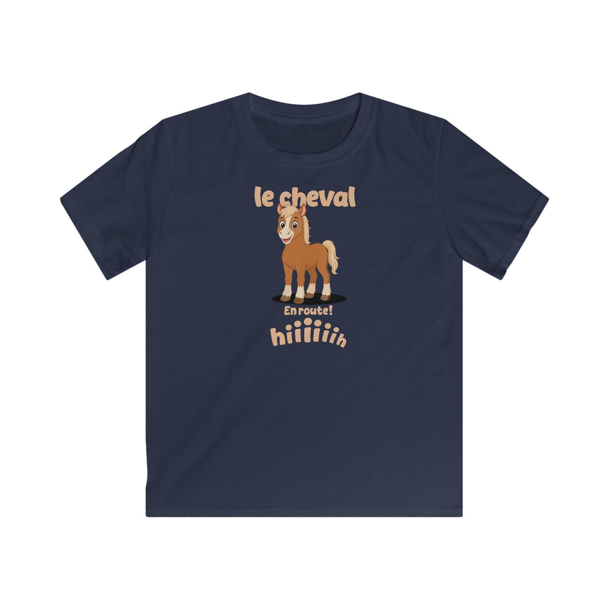 Le Cheval Kids T-Shirt in Navy