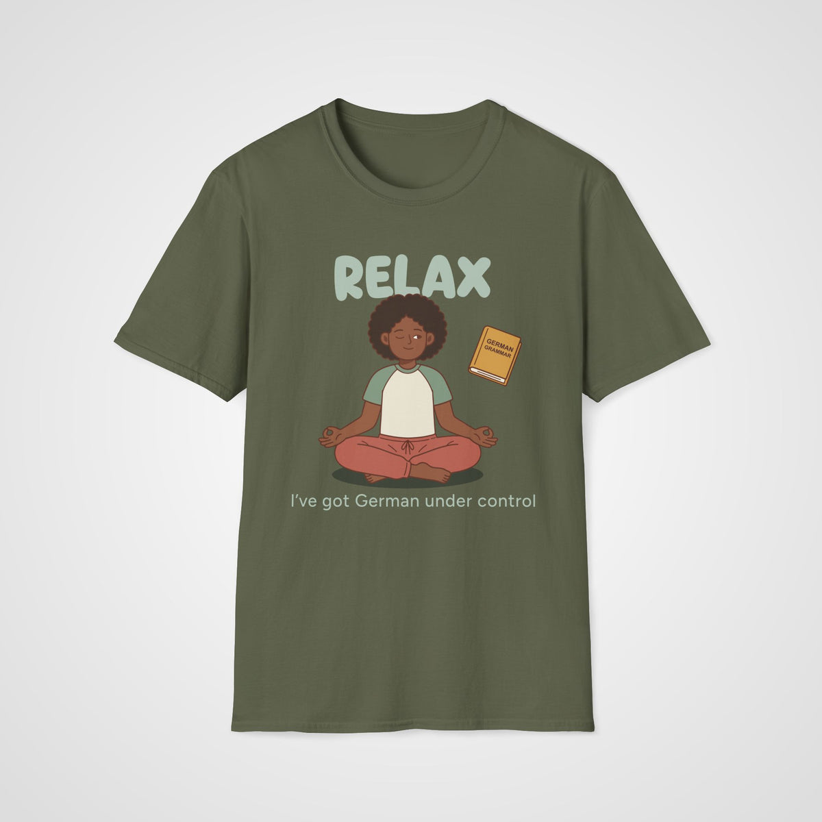 German Under Control T-Shirt in Military Green