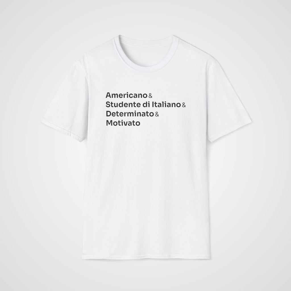 Motivato Italian Learner T-Shirt in White