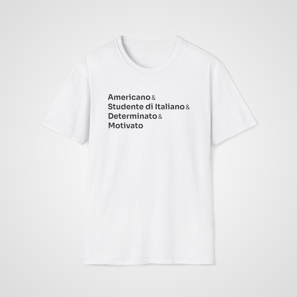Motivato Italian Learner T-Shirt in White