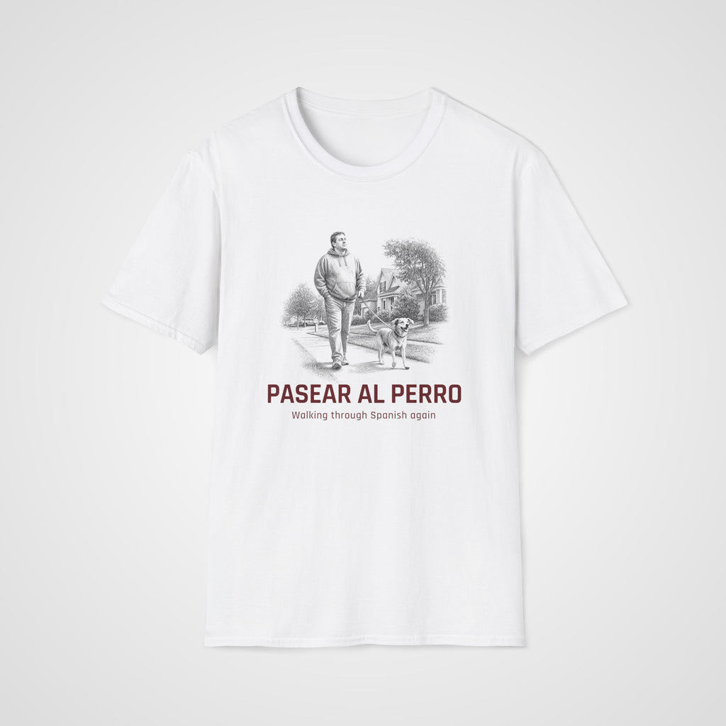 Pasear al Perro T-Shirt in White