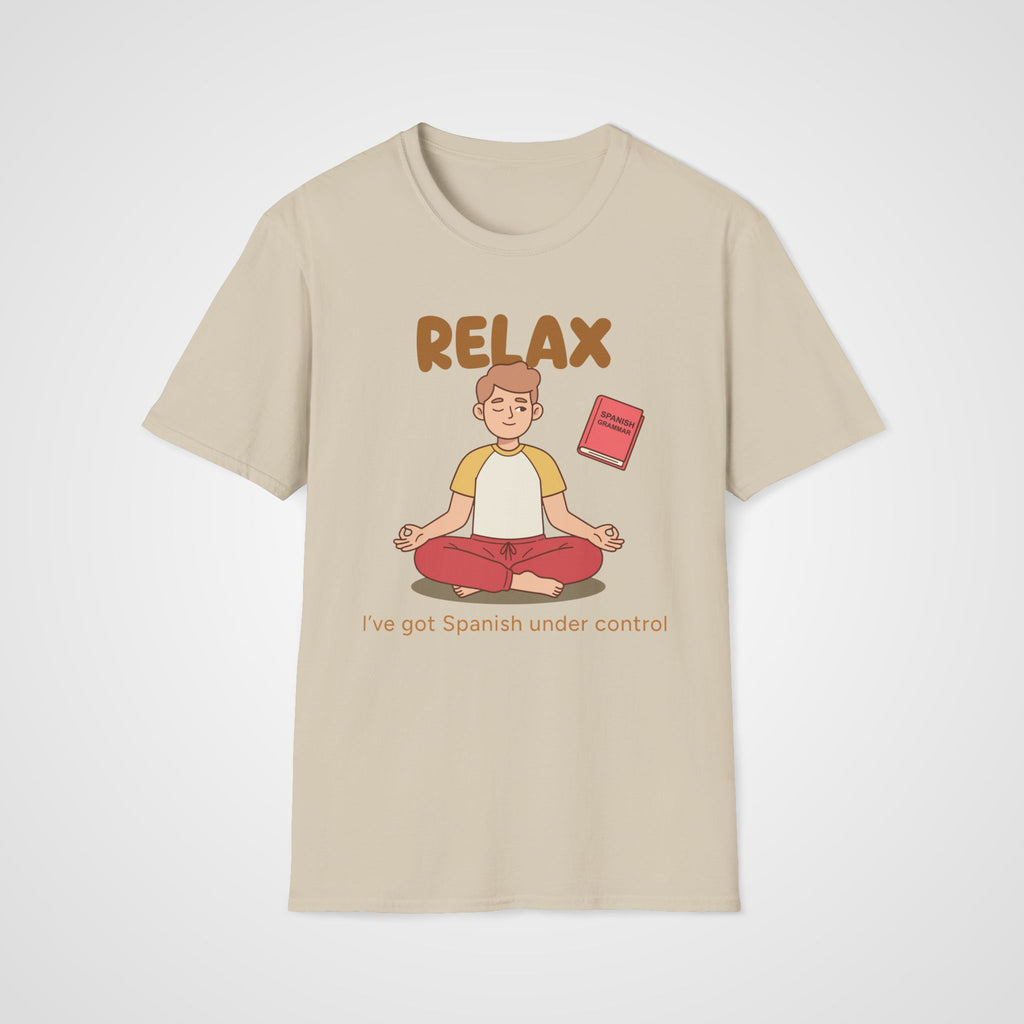 Spanish Grammar Relax T-Shirt in Sand
