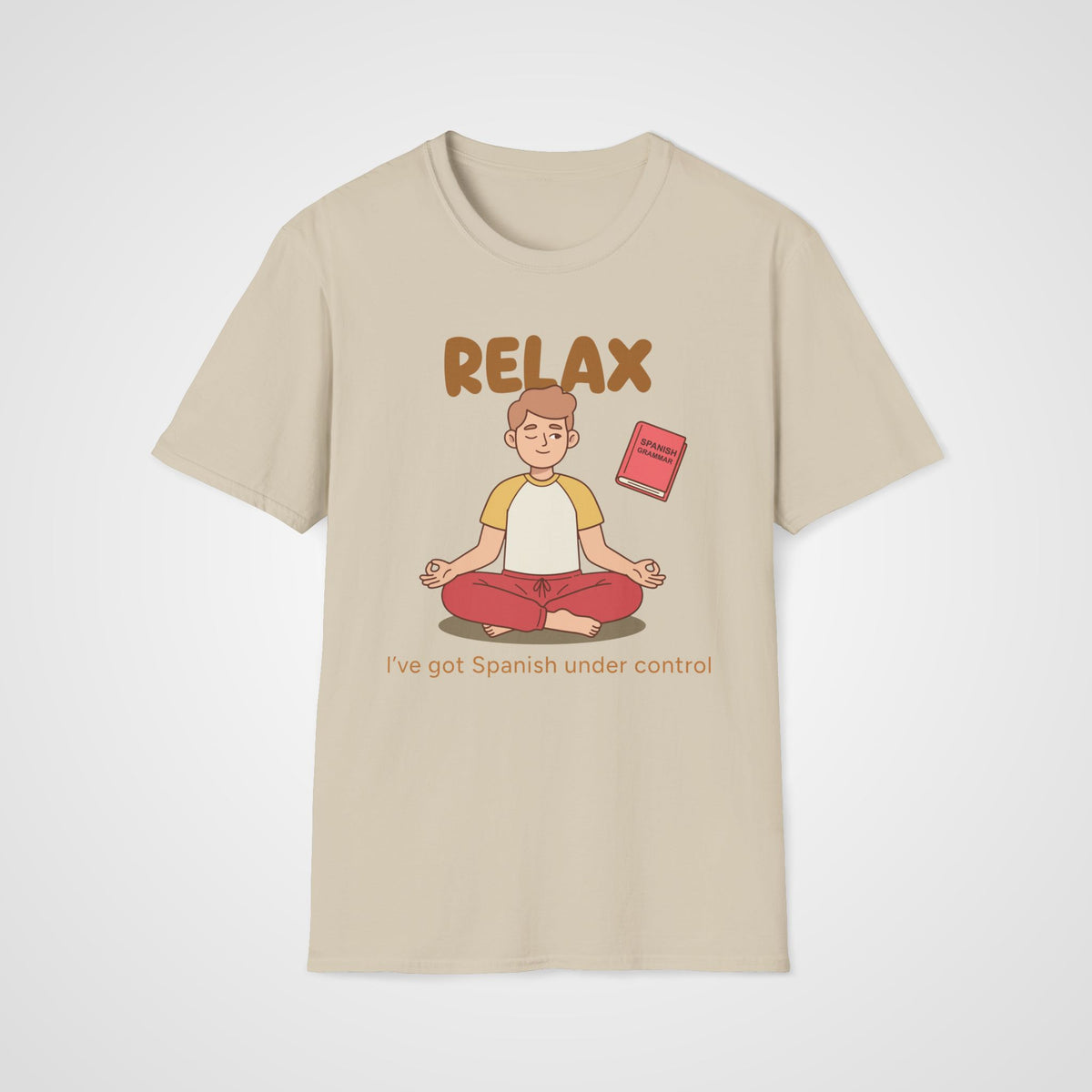 Spanish Grammar Relax T-Shirt in Sand