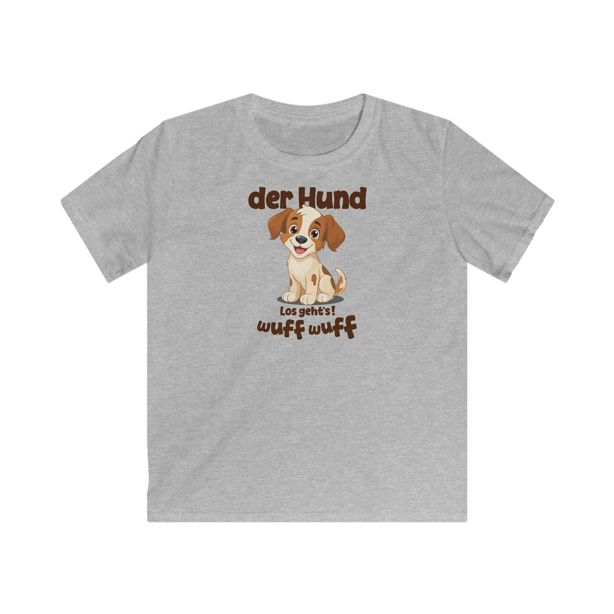Der Hund Kids T-Shirt in Sport Gray