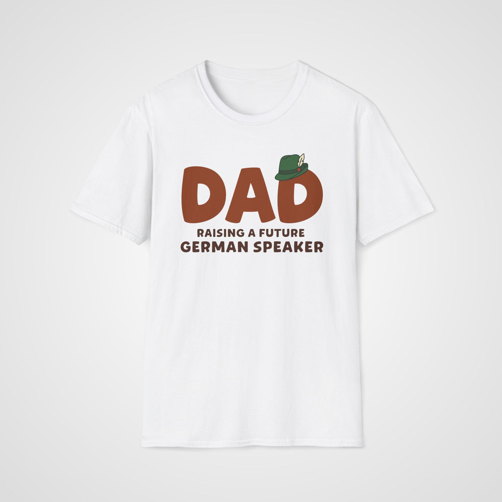 German Learner Dad T-Shirt in White