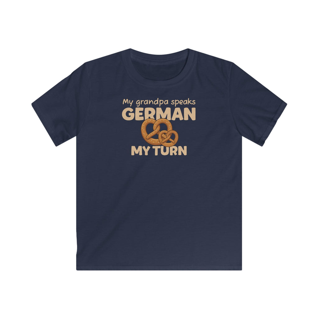 Grandpa speaks German T-Shirt in Navy