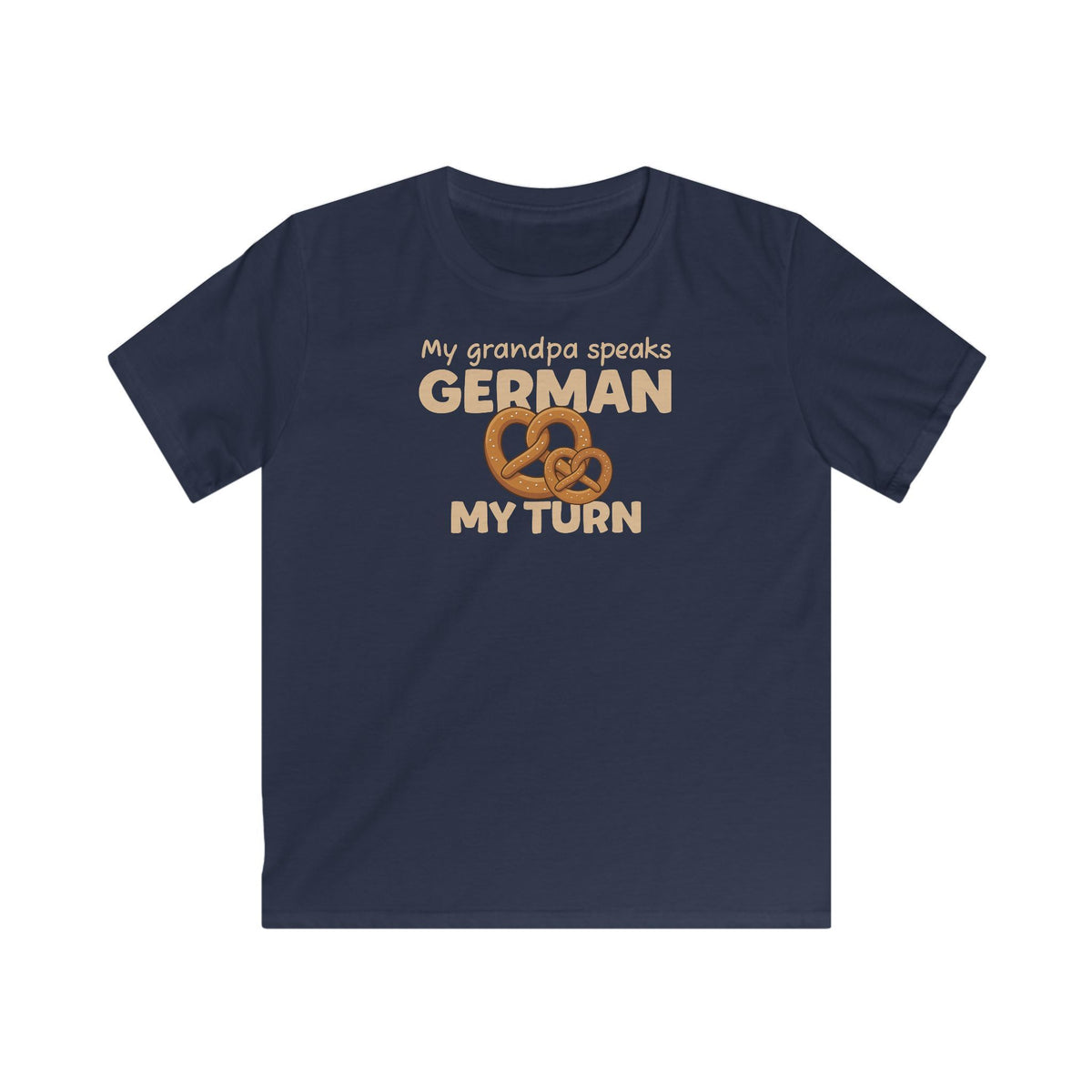 Grandpa speaks German T-Shirt in Navy