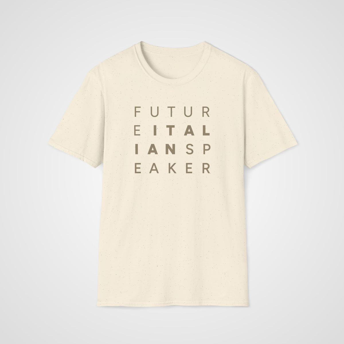 Future Italian Speaker T-Shirt in Natural