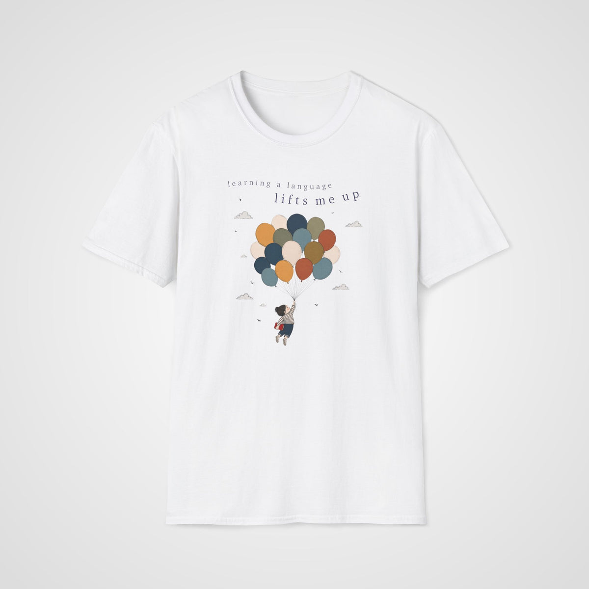 Language Learning T-Shirt in White