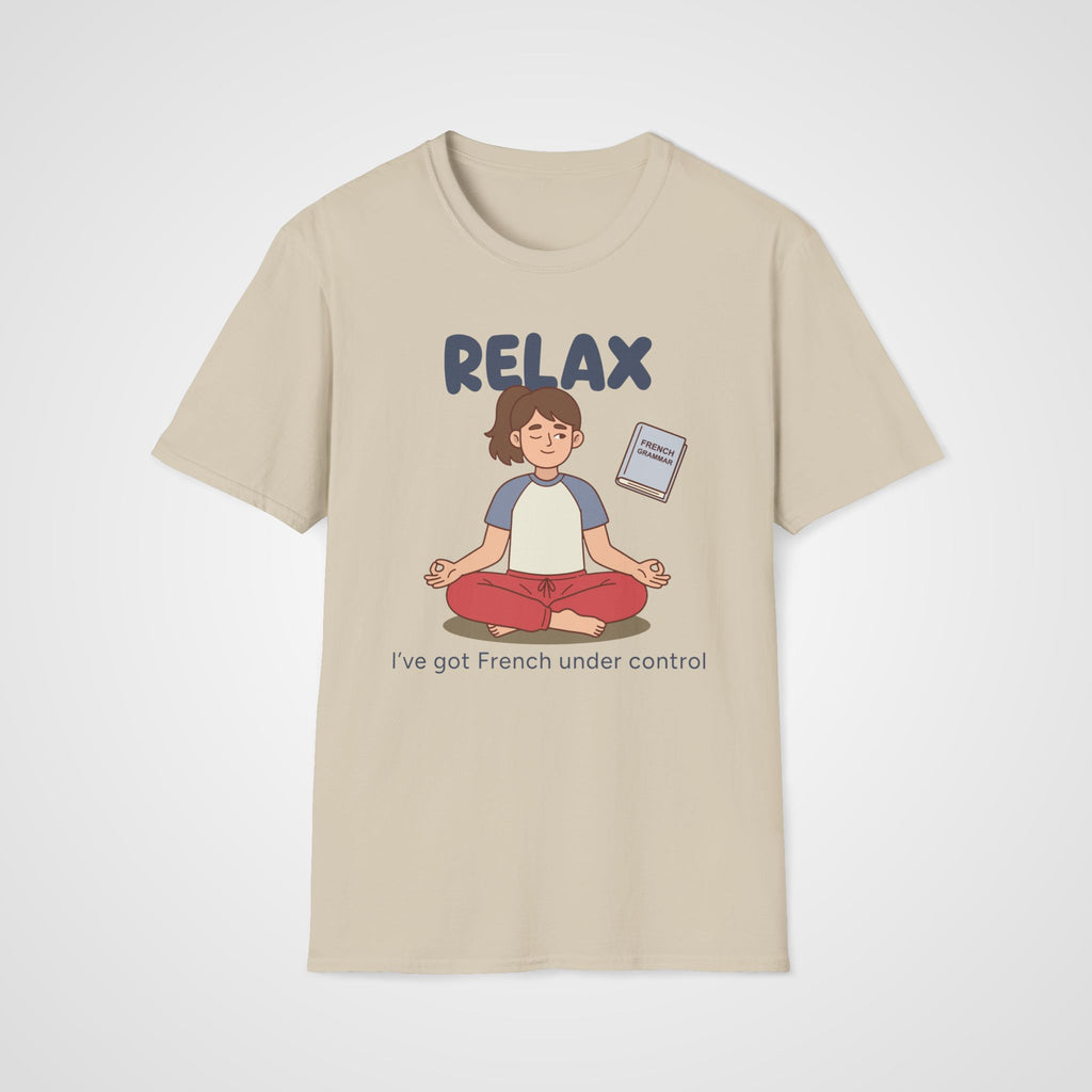 French Under Control T-Shirt in Sand