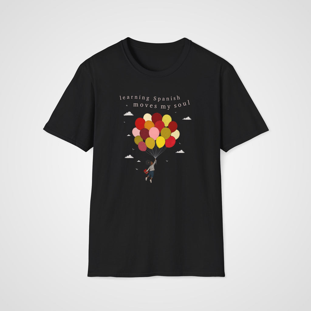 Moved by Spanish T-Shirt in Black