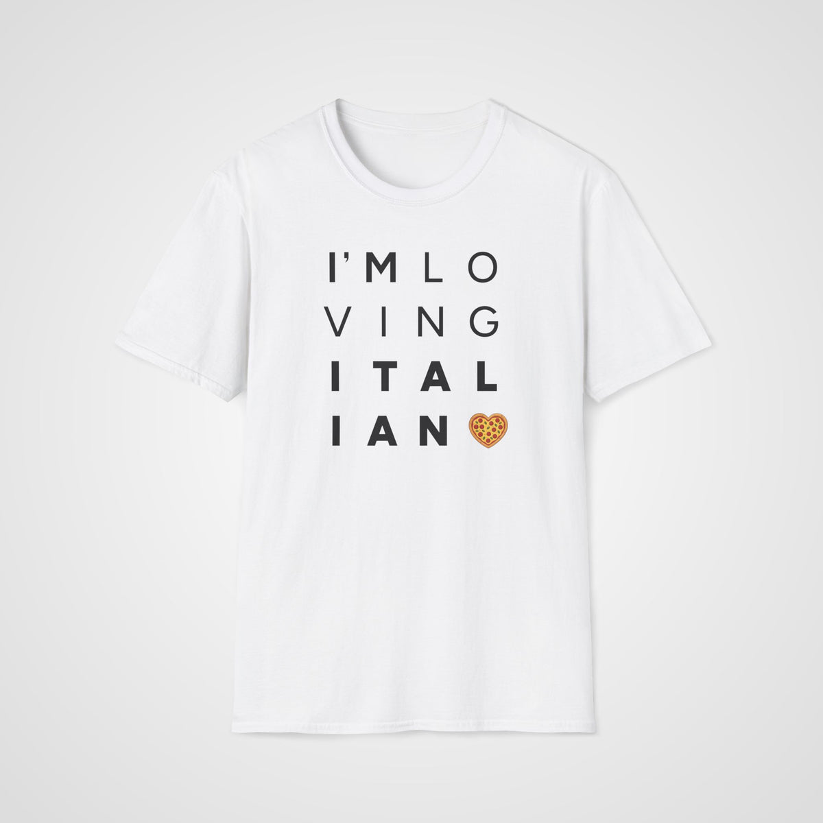 I'm Loving Italian T-Shirt in White