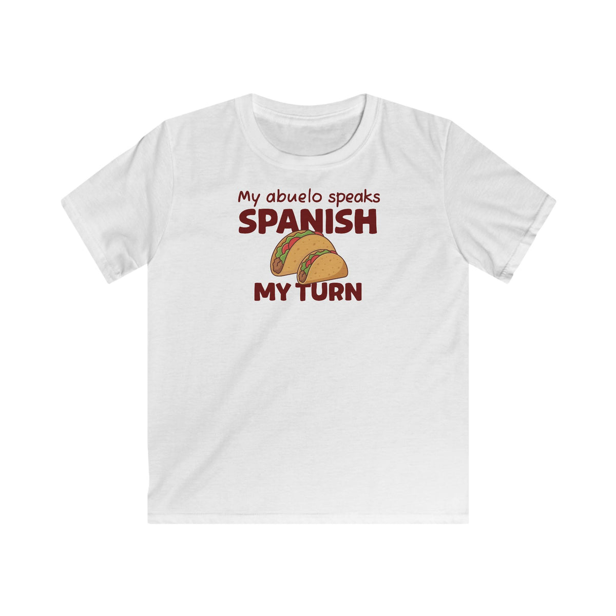 My Abuelo Spanish Kids T-Shirt in White