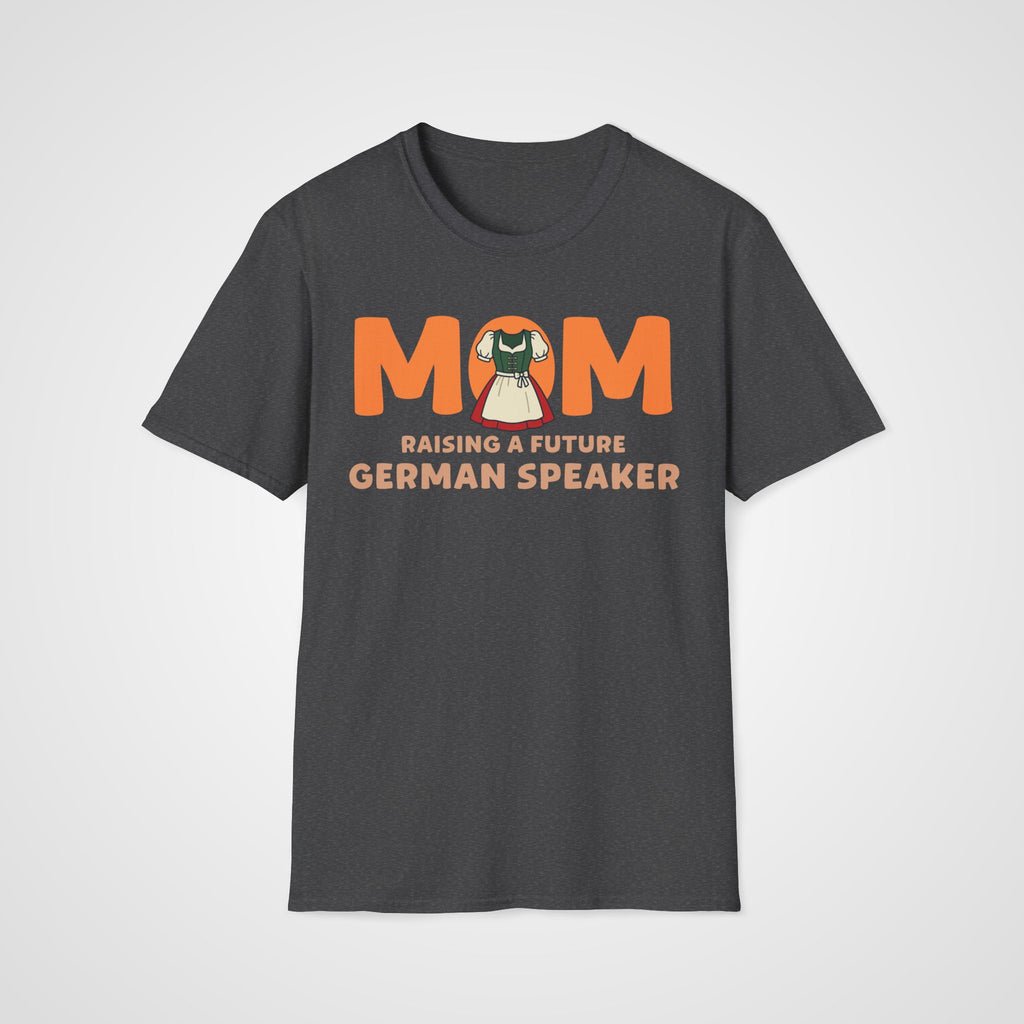 German Learner Mom T-Shirt in Dark Heather