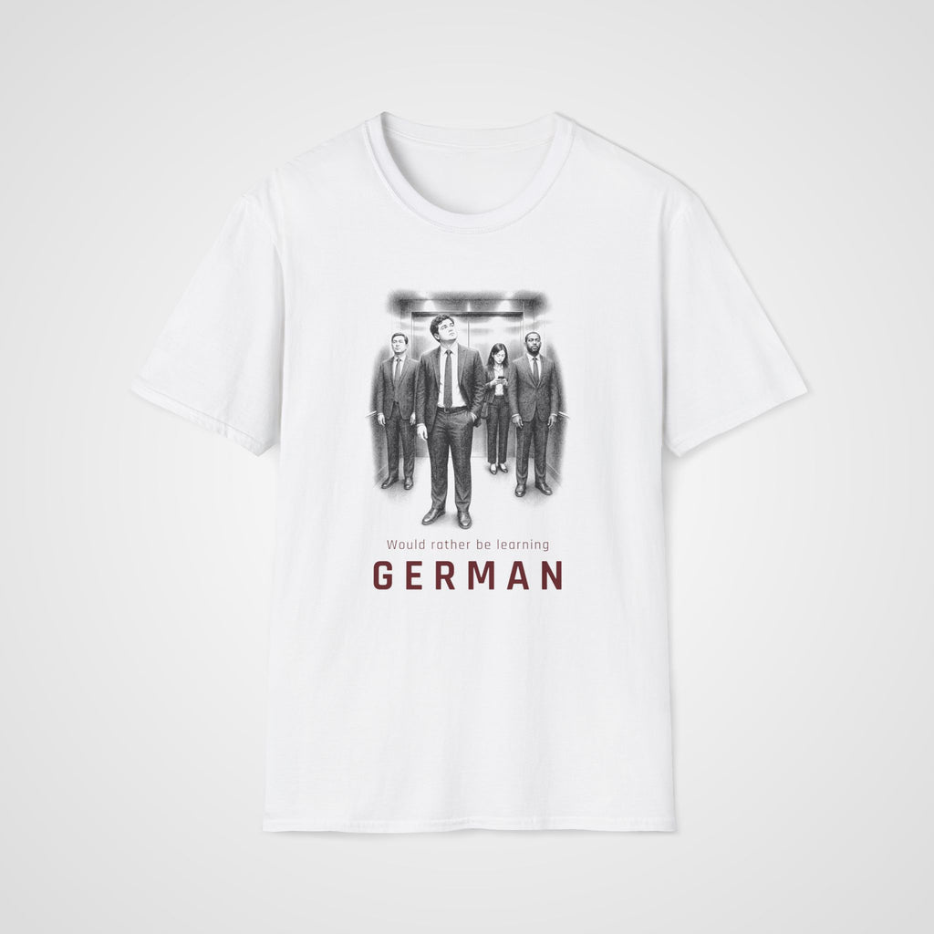Learning German Instead T-Shirt in White