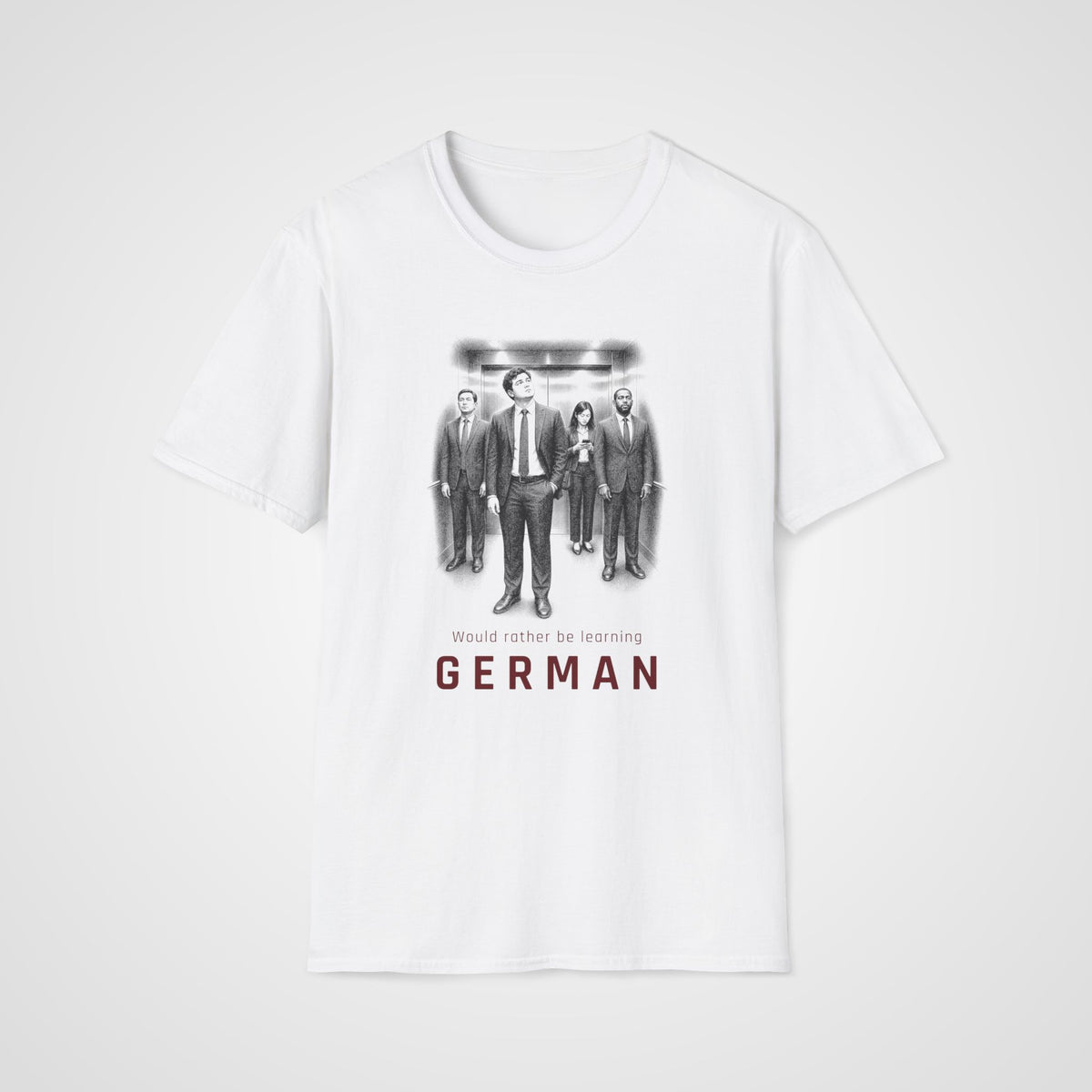 Learning German Instead T-Shirt in White