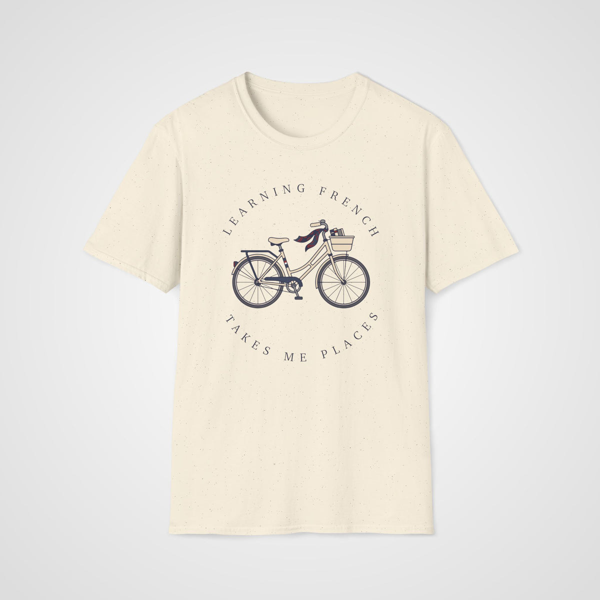 French Takes Me Places T-Shirt in Natural