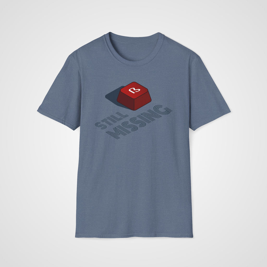 Still Missing ß German T-Shirt in Heather Indigo