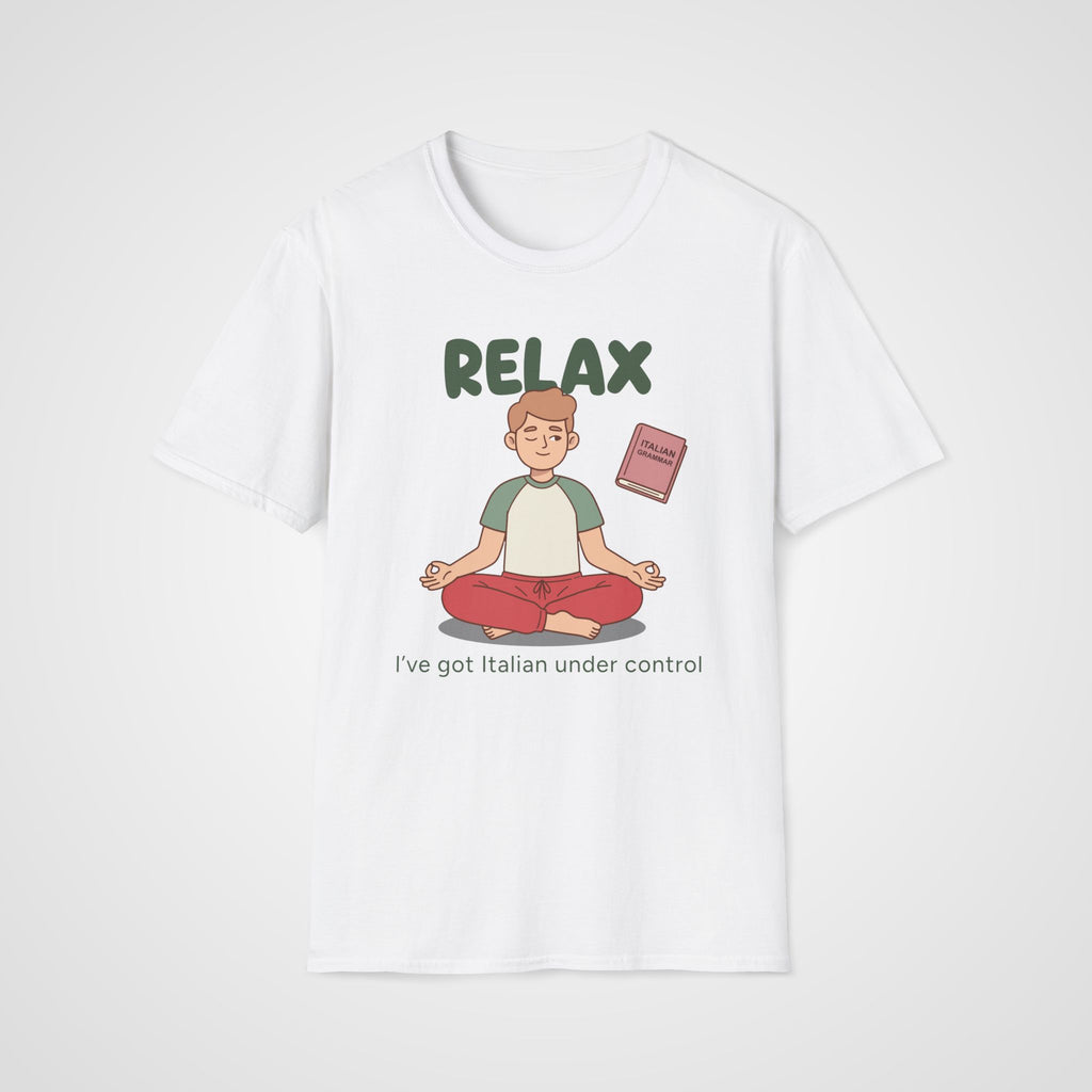 Italian Grammar Relax T-Shirt in White