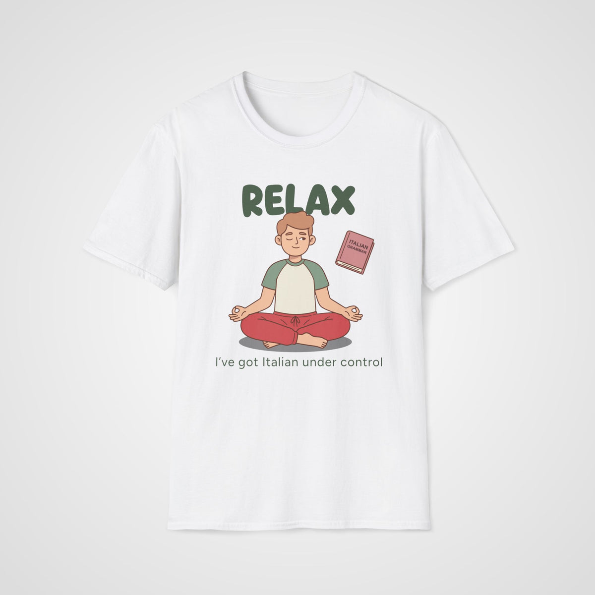 Italian Grammar Relax T-Shirt in White