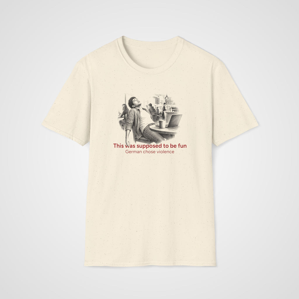 German Chose Violence T-Shirt in Natural