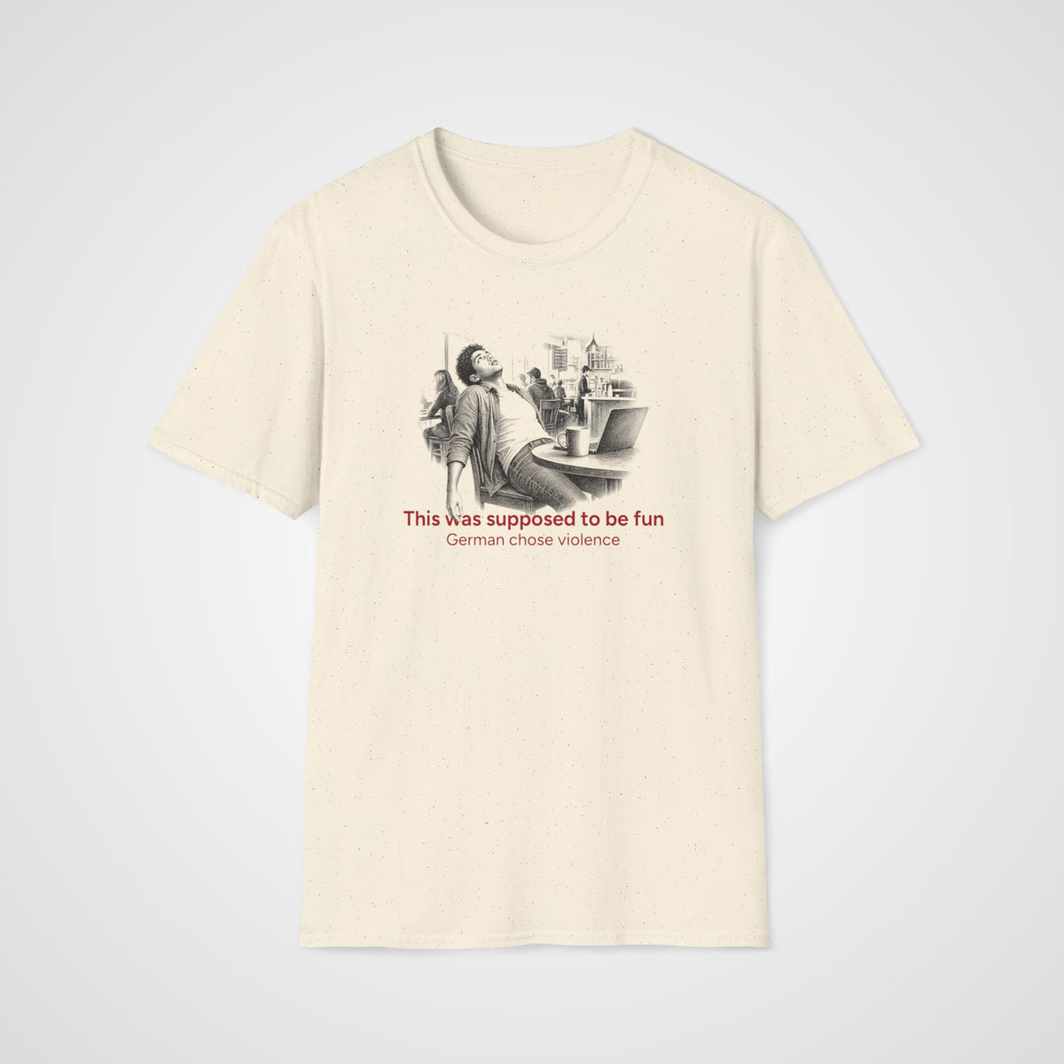 German Chose Violence T-Shirt in Natural