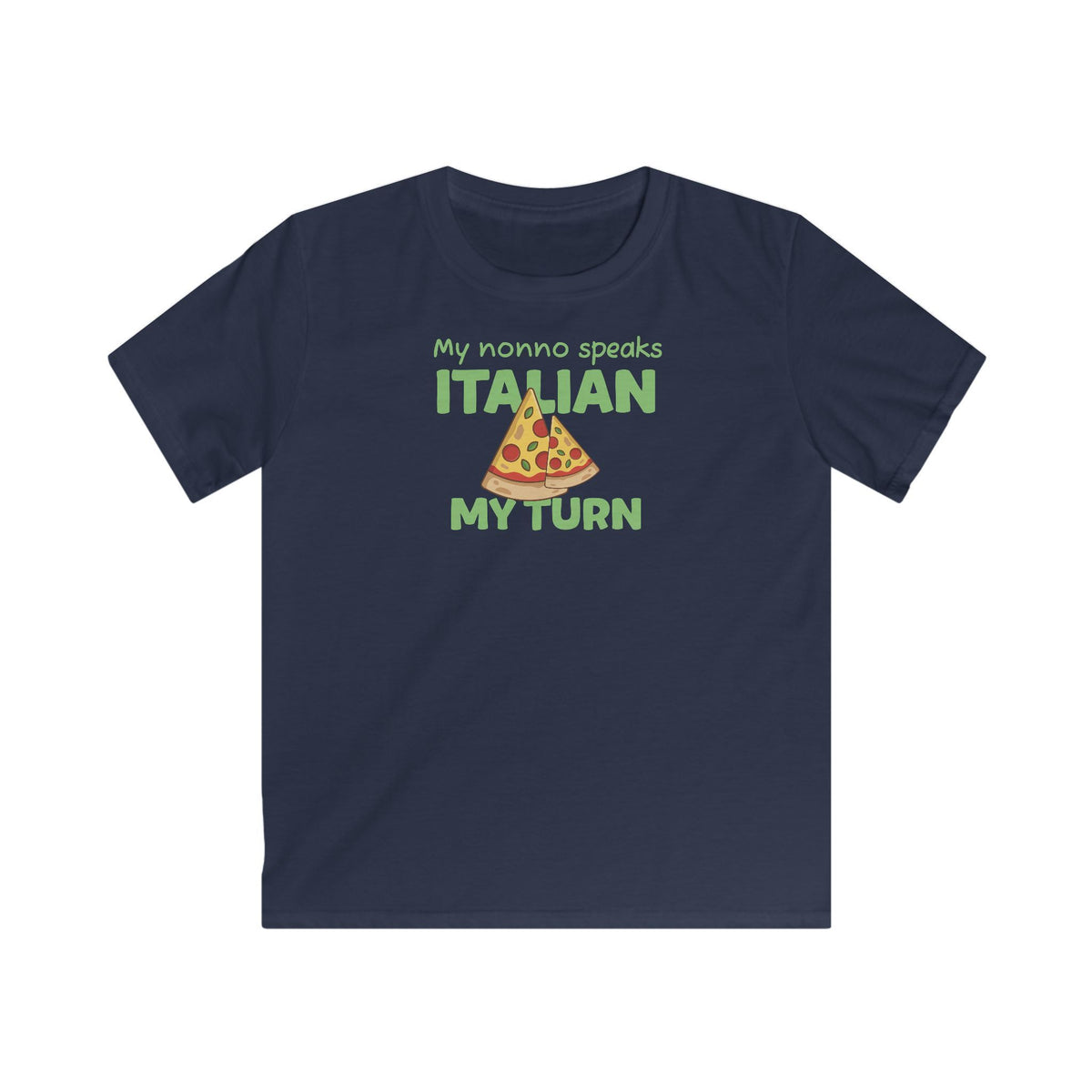 My Nonno speaks Italian T-Shirt in Navy