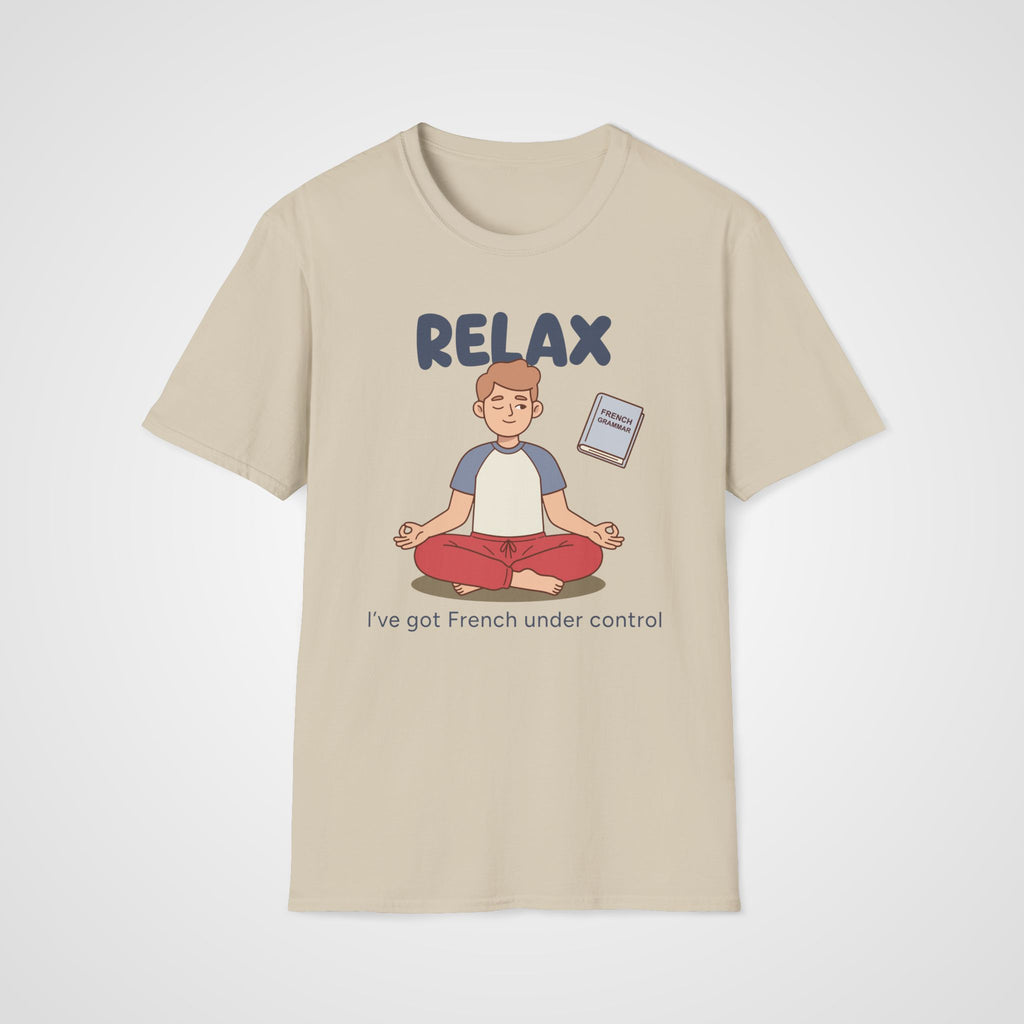 French Grammar Relax T-Shirt in Sand