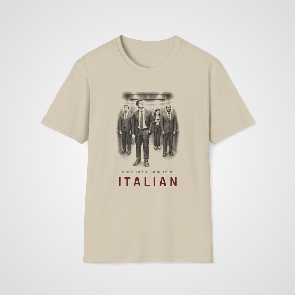 Italian Instead T-Shirt in Sand